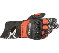 Alpinestars GP PRO R3 Guantes de motocicleta, negro-rojo, tamaño L para Hombres