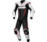 Alpinestars GP-R7, traje de cuero 1pcs. 60 male Blanco/Negro/Rojo Neón