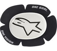 Alpinestars GP Sport Evo Deslizador de rodilla, Negro/Blanco, Talla única