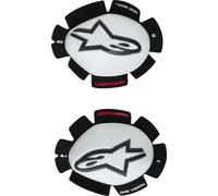 Alpinestars GP Tech Deslizadores de rodilla, Blanco/Negro