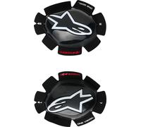 Alpinestars GP Tech Deslizadores de rodilla, negro-blanco para Hombres