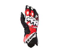 Alpinestars Guantes De Cuero Gp Plus R V3 Black White Bright Red, Talla: M