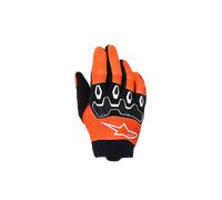 Alpinestars Full Bore V2 Guantes juveniles de motocross, Naranja/Negro/Blanco, Talla M