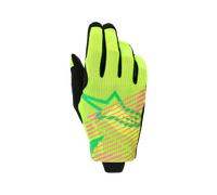 Alpinestars Radar Pro Guantes de motocross, rosa-verde-amarillo, tamaño M para Hombres