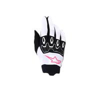 Alpinestars Guantes Stella Full Bore V2 2026 White Pink Fluo Black