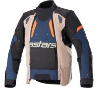 Alpinestars Halo Drystar Chaqueta textil de motocicleta, azul-beige, tamaño XL para Hombres