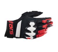 Guantes Alpinestars Halo Negro-blanco-rojo brillo M