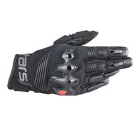 Alpinestars Halo Guantes de motocicleta, negro, tamaño 2XL para Hombres