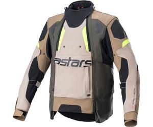 Alpinestars Harok Drystar Chaqueta textil de motocicleta, verde-marrón, tamaño S para Hombres