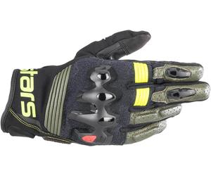Alpinestars Harok Guantes de motocicleta, negro/amarillo, Talla S