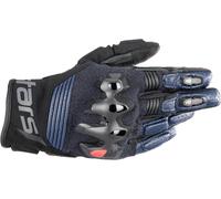 Alpinestars Harok Guantes de motocicleta, negro/azul, Talla 2XL