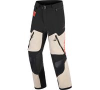 Alpinestars Harok Pro Drystar XF Pantalones textiles de motocicleta impermeables, negro-beige, tamaño S para Hombres