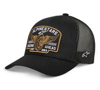 Alpinestars Heritage Patch Trucker Hat Gorra de Béisbol Hombre Negro/Negro Talla única