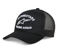 Alpinestars Heritage Trucker Hat Gorra de béisbol, Negro/Negro/Blanco, Talla única para Hombre