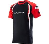 Alpinestars Honda camiseta, negro/rojo, Talla L