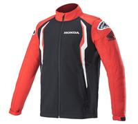 Alpinestars Honda Chaqueta softshell, negro-rojo, tamaño L para Hombres