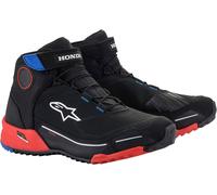 Alpinestars Honda CR-X Drystar Zapatos de motocicleta, negro/rojo/azul, Talla 7,5 (40)