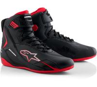 Botas de moto Alpinestars Faster-4 colección HONDA negras y rojas 45