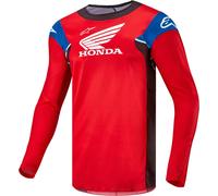 Alpinestars Honda Racer Iconic Maillot de motocross, Rojo/Blanco/Negro, Talla XXL