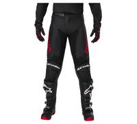 Alpinestars Honda Racer Iconic Pantalones de motocross, negro/rojo, Talla 36