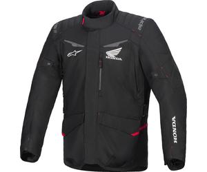 Alpinestars Honda ST-1 Chaqueta textil de moto impermeable, negro, tamaño M para Hombres