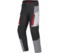 Alpinestars Honda ST-1 Pantalones Textiles de Motocicleta Impermeables, negro-gris, tamaño 4XL para Hombres