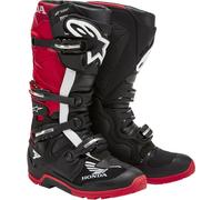 Alpinestars Honda Tech 7 Enduro Drystar Botas de motocross impermeables, negro/rojo, Talla 10 (44,5)