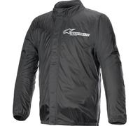 Alpinestars Hurricane V2 Chaqueta de lluvia, negro, tamaño XL para Hombres