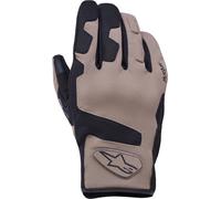 Alpinestars Ignite Drystar Guantes impermeables para motocicletas, marrón/negro, Talla XL