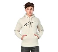 Alpinestars Insignia Hoodie Sudadera con Capucha Hombre Blanco Huevo M