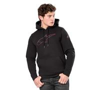 Alpinestars Insignia Hoodie Sudadera con Capucha Hombre Negro S