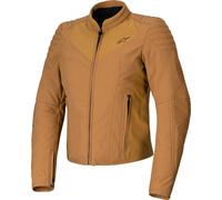 Alpinestars Isla WR Chaqueta textil de moto para mujer, marrón, Talla XL