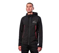 Alpinestars Jac con Capucha Forro Polar Unido a Jersey, Negro, XL Unisex Adulto
