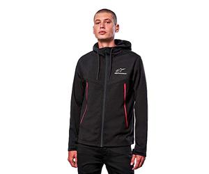 Alpinestars Jac con Capucha Forro Polar Unido a Jersey, Negro, XL Unisex Adulto