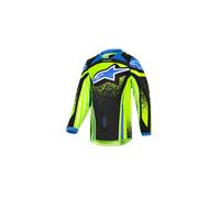 Alpinestars Jersey Racer Nomur Para Niños 2026 Dk Navy Yllw Fl Ucla Blue, Talla: XS
