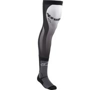Alpinestars Knee Brace Calcetines de motocross, Negro/Blanco, Talla S/M