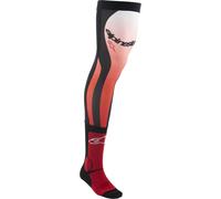 Alpinestars Calcetines de motocross Knee Brace Blanco-Rojo Talla S/M para Hombres