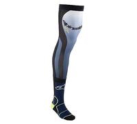 Alpinestars Knee Brace Socks, Night Navy Yellow Fluo, S/M