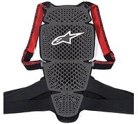 Alpinestars KR-Cell Protector de Espalda de Motocicleta (S), Gris, Negro, Rojo, S/L para Hombre