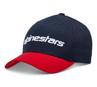 Alpinestars Linear Hat Gorra de béisbol, Navy/Red, L-XL Hombres