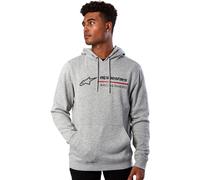 Alpinestars Linear Race Sudadera con capucha, gris, tamaño L para Hombres
