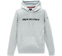 Alpinestars Linear Sudadera con capucha, gris, tamaño 2XL para Hombres