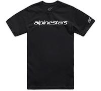 Alpinestars Linear Wordmark 2.0 Camiseta, negro-blanco, tamaño XL para Hombres