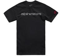 Alpinestars Linear Wordmark 2.0 Camiseta, negro/gris, Talla L