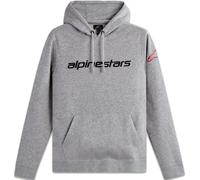 Alpinestars Linear Wordmark V3 Sudadera con capucha, gris, Talla L