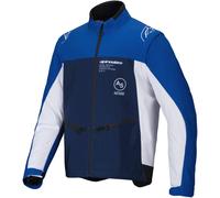 Alpinestars Lite-Dura Softshell, chaqueta textil 3XL male Azul/Azul Oscuro/Blanco
