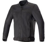 Alpinestars Luc V2 Air Chaqueta textil para motocicleta, negro/negro, Talla XL