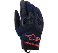 Alpinestars Manti Air Guantes de moto, negro/azul/rojo, Talla 3XL