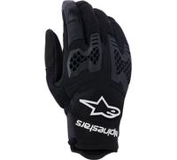 Alpinestars Manti Air Guantes de moto, Negro/Blanco, Talla L