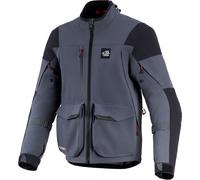 Alpinestars Maxdura Drystar XF Chaqueta Textil de Motocicleta Impermeable, negro-gris, tamaño L para Hombres